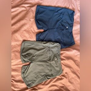 2 pairs of shorts by 90 Degree! Light blue and dark blue.